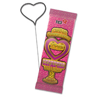 Свеча бенгальская «Сердечко»