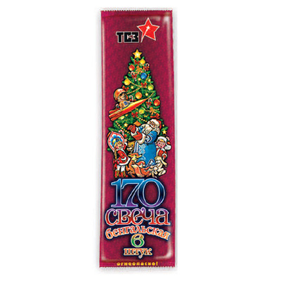 КОМПЛЕКТ 25 УП. Свеча бенгальская 170 