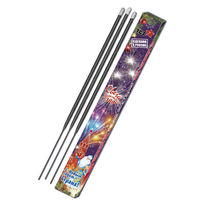 Свеча бенгальская 300, комплект 4 уп.